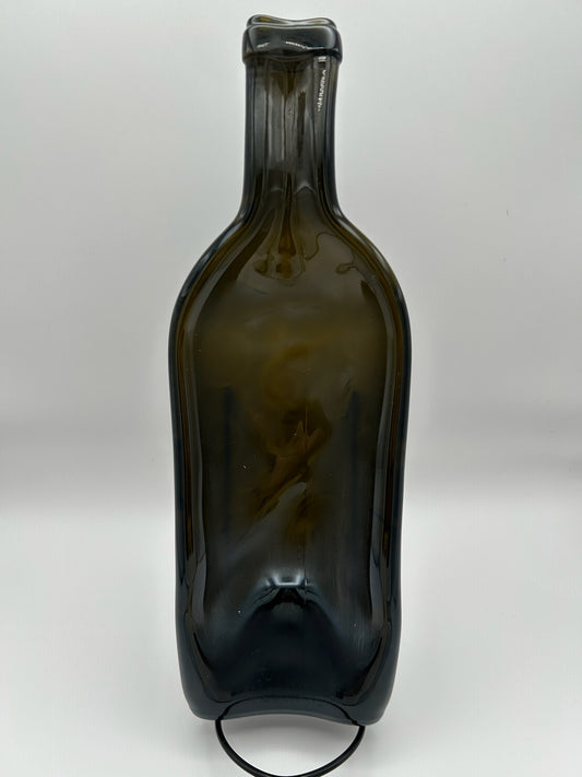 Dragonfly Slumped Embossed Shallow Bowl