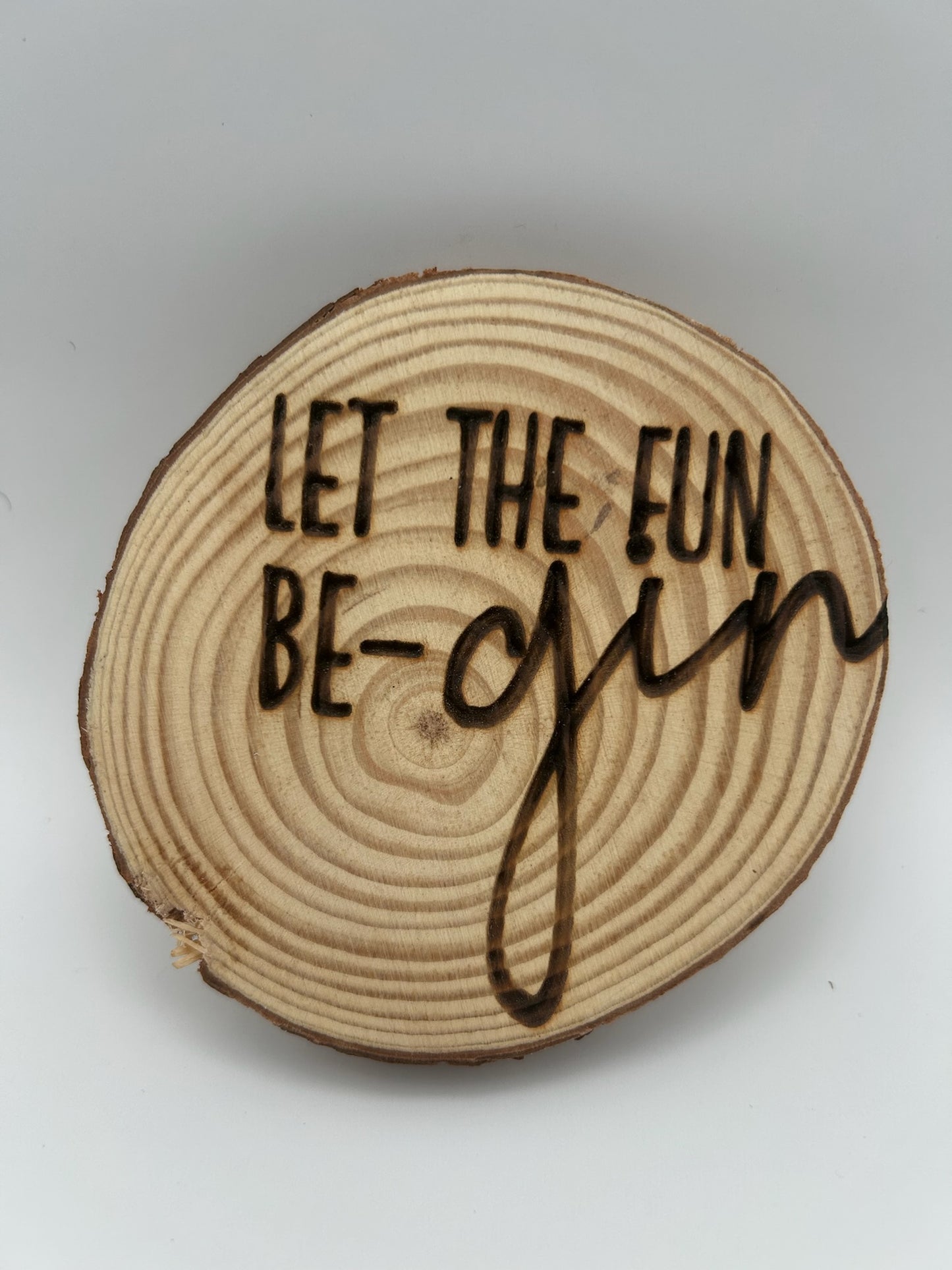 Log Slice Coasters