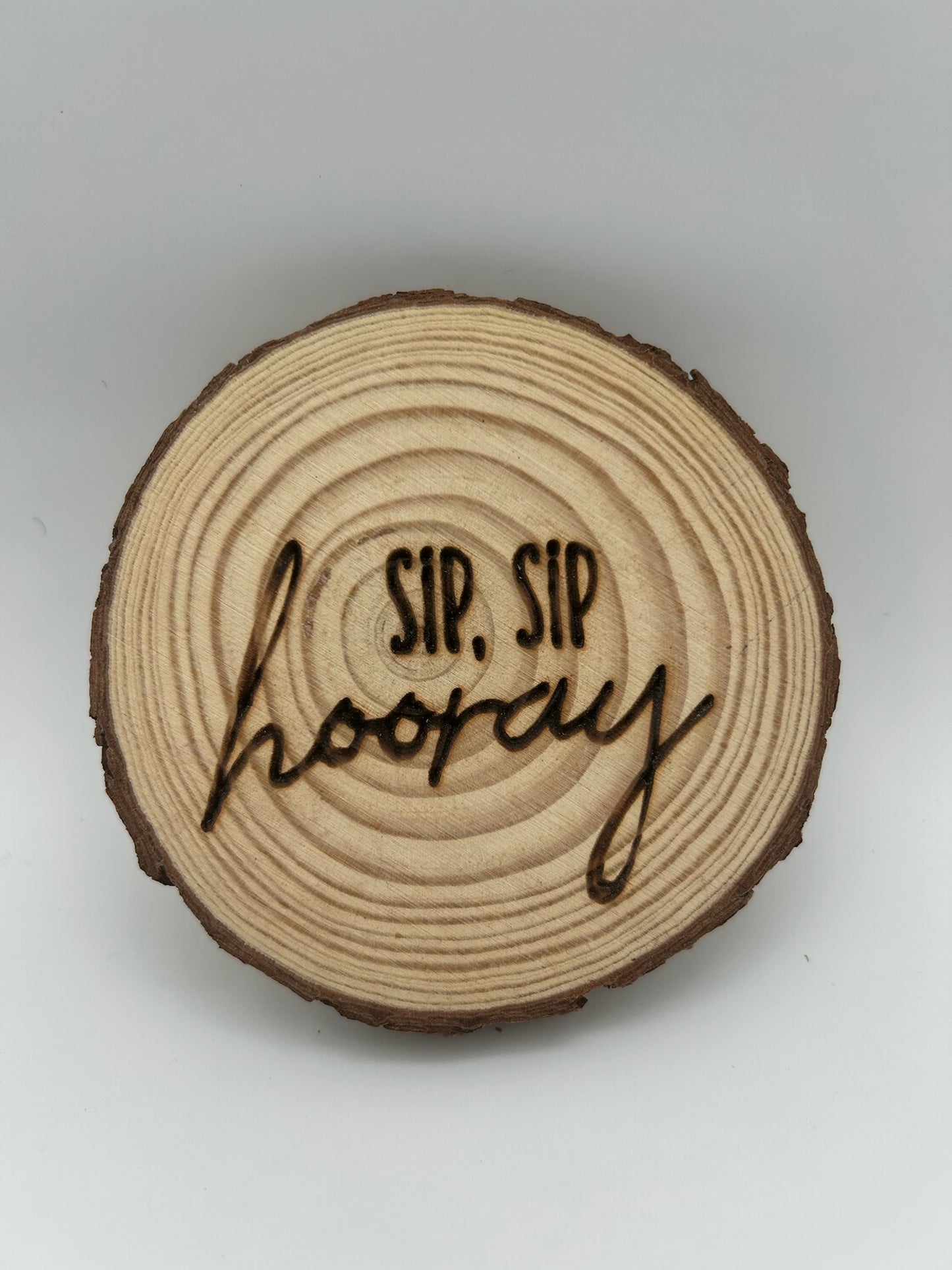 Log Slice Coasters