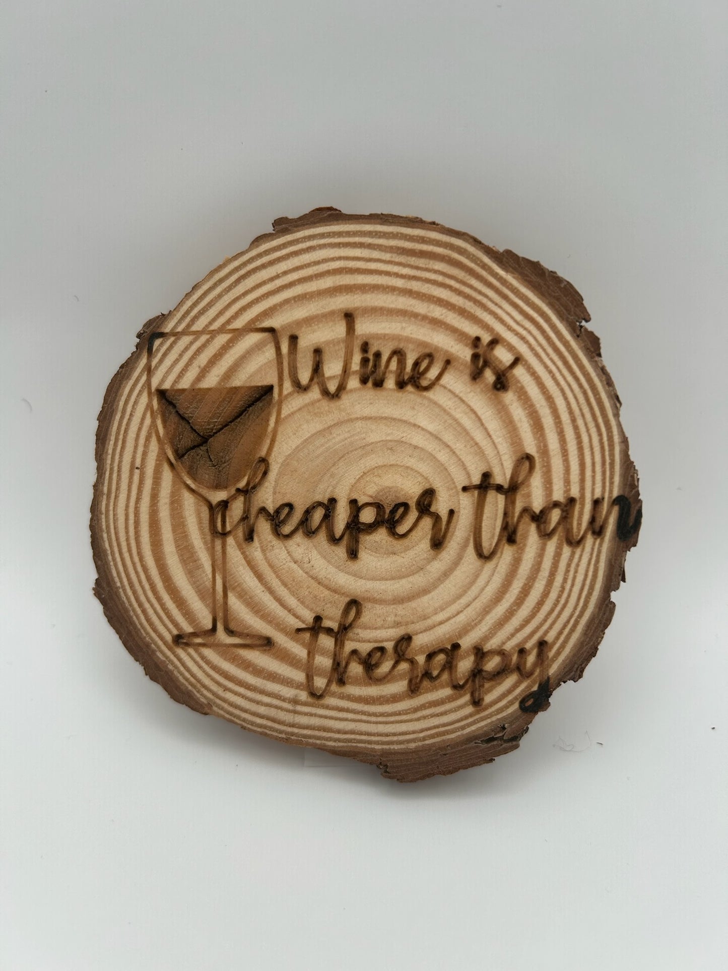 Log Slice Coasters