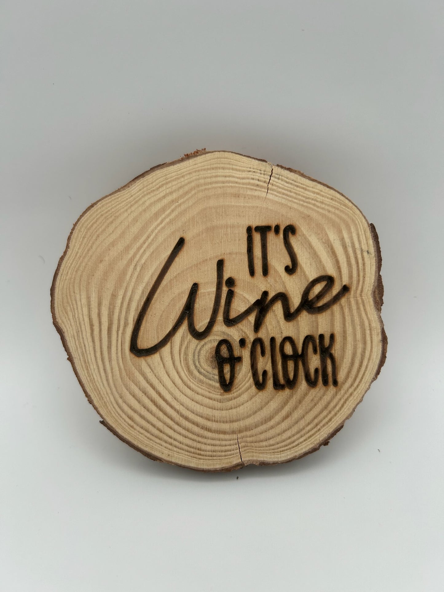 Log Slice Coasters