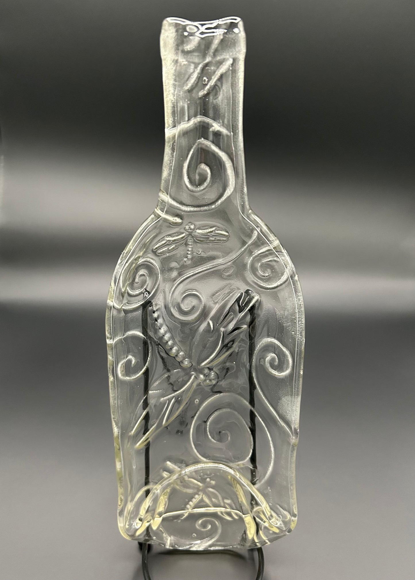 Slumped Embossed Shallow Bowl